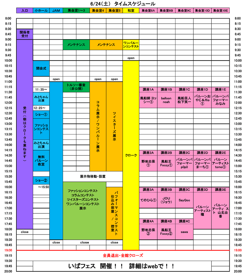 ツイスターズ2017 6月24日(土)