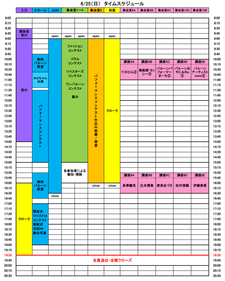 ツイスターズ2017 6月25日(日)